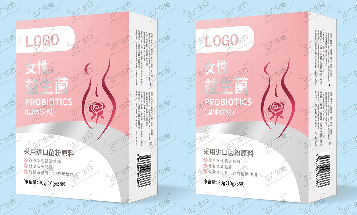 女性益生菌固體飲料案例